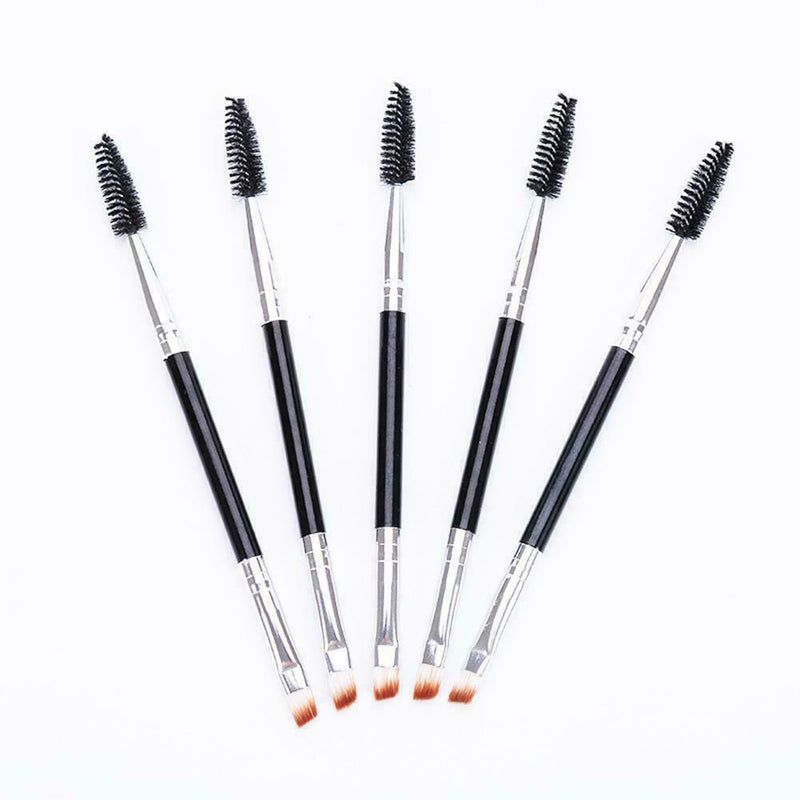 Eyebrow Brush Dualended Duo Brow Eyeliner Angled Cut Brush Makeu Spoolie N8M1