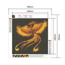 5D Full Round Diamond Painting Animals diy Cross Stitch (Phoenix-LD250)