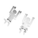 2x Stainless Steel Lovers Shaped Hooks House Hanger Clothes Storage Rack ToolME