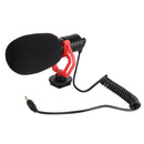 Microphone Video Windshield Condenser for DSLR Camera w/ 3.5mm Interface