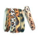 Leopard Ribbon Velvet Design for Sewing Crafts DIY Hair Accessory 1cm 5yards
