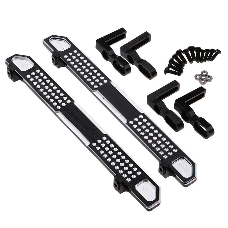 Aluminum Side Steps Rock Rails for 1:10th Scale Traxxas TRX-4 T4 RC Crawler