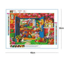 5D DIY Full Drill Diamond Painting Flower View Cross Stitch Embroidery Kit