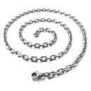 Stainless Steel Pendant Necklace CZ Red Dragon Claws Bead Gothic Men ,23 in Y4O9