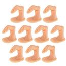 Lot of 10 pcs Professional Nail Practice Hand Finger Reusable Sticky Plastic
