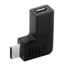 90 Degree Micro USB Socket To Type C Plug Right Angle Plug USB Adapter Right