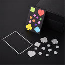 Poker Playing Cards Cutting Dies Stencils DIY Scrapbook Album Card Make Craft JR