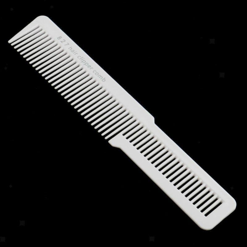 Professional Flat Top Comb Hair Care Stylist Hair Cutting Tool White