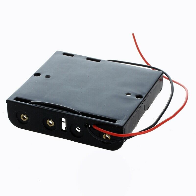 5X(Case Power Support Coupler Case 4 AA battery Battery for RC Heli Helico D8B4)