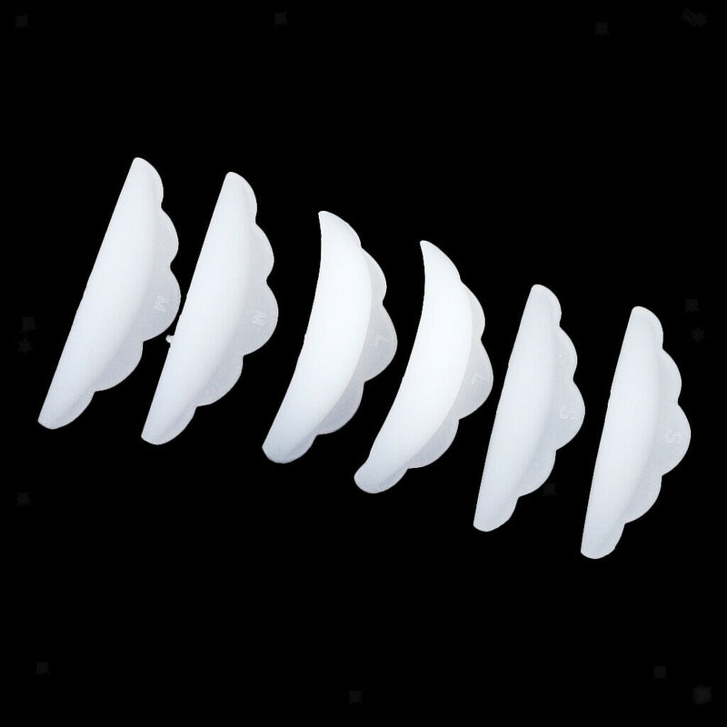 6x Reusable Eyelashes Lift Pads Lash Lifting Shield Pad Makeup Supplies