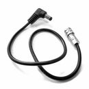35cm/1.14ft Power Cable Cord for BMPCC 4K Camera DC Interface 90 Degree Plug