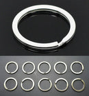 Bulk 50pcs Metal Key Holder Split Rings Keyring Keychain Accessories 25mm