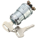 Universal Replacement Ignition Switch Lock Cylinder W/ 2 Keys Car SUV Accessory