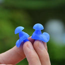 1 Pair Waterproof Swimming Professional Silicone Swim Earplugs Soft Anti-No