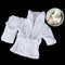 2Pcs/set Newborn baby photography props soft flannel scarf + bathrobes 0 Bj