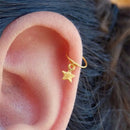 Fashion Star Cartilage Helix Earring Piercing Nose Ring Body Piercing Jewelry TE