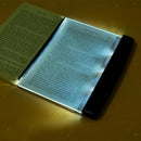 LED Book Light Reading Flat Plate Lamp Panel Travel Students Read in Car