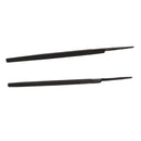 2pcs Fret Crowning File Custom Ground Triangular File Guitar Luthier Tool