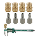 8X Quick Release Connector Coupler Fitting For High Pressure Washer  Hose