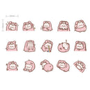 45pcs/box Pink Pig DIY Stationary Stickers Paper Lables Gifts Packaging Decor~