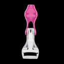 Women Cosmetic Tool Foldable White Pink Plastic Eyelash Curler J4S4
