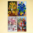 4 Pack Sunflower DIY 5D Diamond Painting Kits Full Drill Cross Stitch Decor