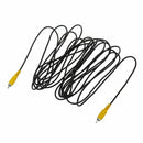 6M Yellow RCA Male to RCA Male Plug Audio Video Extension Cable Cord Black Q4E5