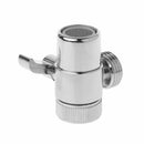 3-way Brass Diverter Valve Faucet Connector Adapter Three Head Function Switch