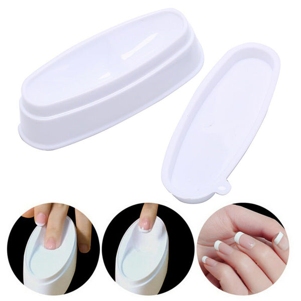 Fashion Nail Dipping French Tray Manicure Mold Nail Dip Container FTJ Cy