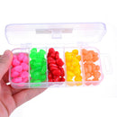 artificial corn large flavoured bait up crab/orange 250pcs in box .