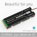 Nvme Ngff M.2 Heatsink Fan Ssd Aluminum Sheet Thermal Cooler Conductivity S