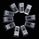 Pack of 10  Pro Nail Tips Clips Sets Finger Poly Quick Building Gel Extension