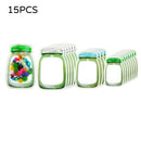 15*Zipper Bag Food Preservation Bag Baking Biscuit Candy Snack Storage Bag