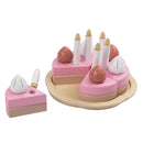 25pcs Pretend Play Food Cutting Decorating Birthday Party Cake Toys Set with