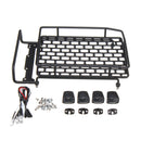 Roof-rack 1:10 RC Cars Roof Luggage LED Light Remote Control