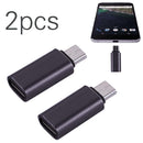 2 x Black USB C Type C Female to Micro USB Male Converter Adapter for Nexus