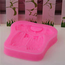 Bow Baby Clothes Silicone Chocolate Mold Fondant Cake Baking Pastry Decor FU