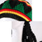 Rasta Hat Reggae Cap Jamaican Beanie Dreadlock Wig Bob Marley Weed Fancy Costume