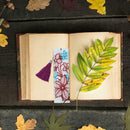 DIY Flower Special Shaped Diamond Painting Leather Tassel Bookmark Crafts