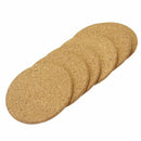 6Pcs Heat Insulation Round Cork Coaster Coffee Tea Cup Mat Pad for Household Use