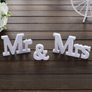 wedding birthday party decoration white letters mr & mrs wedding creative signLJ