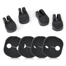 Car Door Striker Lock Protector+Check Arm Cover fit for KIA Optima Rio CERATO Hf