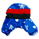 Blue Snowman Toilet Cover Seat Rug Pad Tank Lid Towel Cover Set (3pcs)