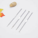 9pcs Stainless Steel Pimple Acne Extractor Blackhead Remover Needles Set