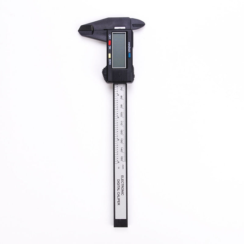 150mm 6inch Digital Electronic Carbon Fiber Vernier Caliper Gauge Micrometer Kit