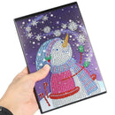 DIY Christmas Snowman Special Shaped Diamond Painting 60 Pages A5 Notebook
