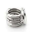 Zinc Alloy Plated Round Spring O-Ring Snap Buckles Clips For Carabiner Handbag