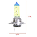 1pc Quartz Glass H7 3000K 55W Car Auto Yellow Halogen Headlight Lamp Bulb