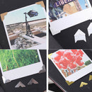 240x Photo Corners Stickers Scrapbook Album Journal Decors Protector Black