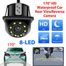 170Â° HD CMOS Car Rear View Backup Reverse Camera 8 LED Night Vision Waterpro_